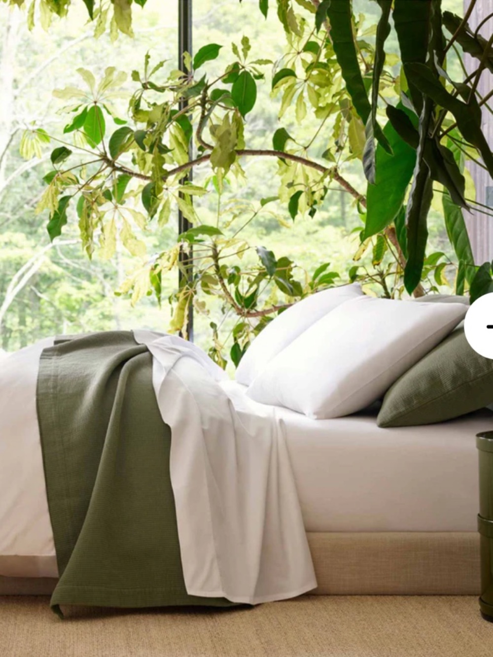 Brooklinen classic core sheet set (king,Botanical Green)